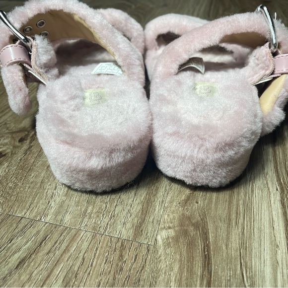 UGG Double Strap Platform Pink Slides Size 6 - Picture 9 of 10